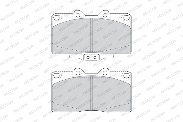 Brake Pad Set, disc brake (FDB1448)