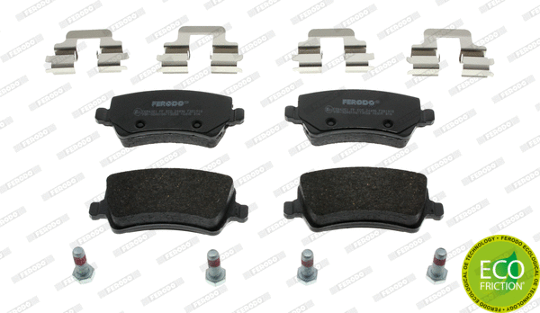 Brake Pad Set, disc brake (FDB1918)
