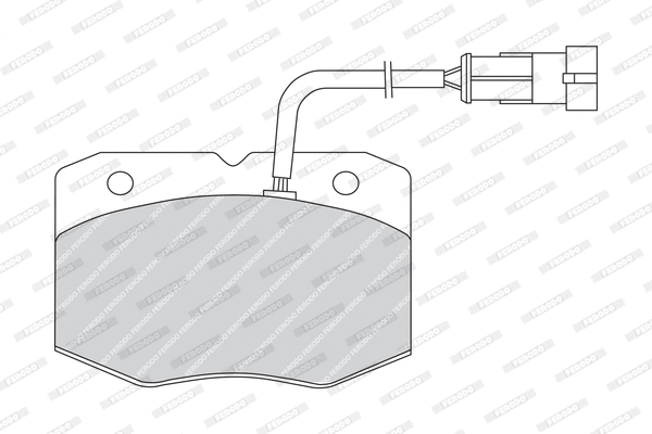 Brake Pad Set, disc brake (FVR1352)