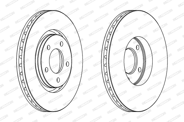 Brake Disc (DDF1372)