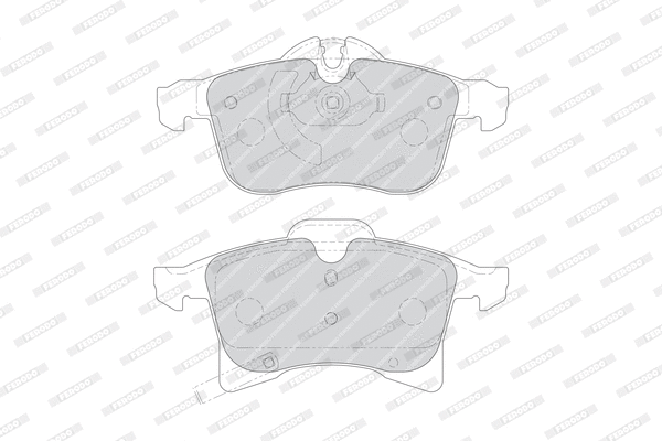 Brake Pad Set, disc brake (FDB1640W)