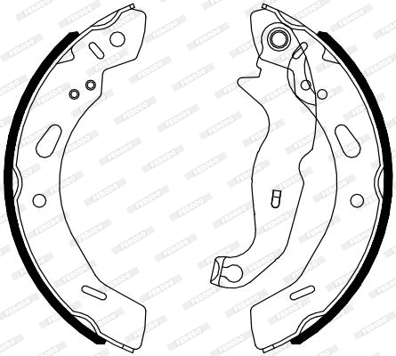 Brake Shoe Set (FSB4080)