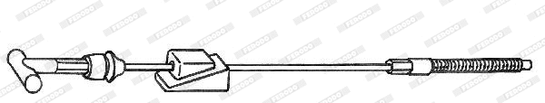 Cable Pull, parking brake (FHB432977)