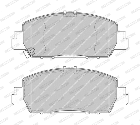 Brake Pad Set, disc brake (FDB4836-D)