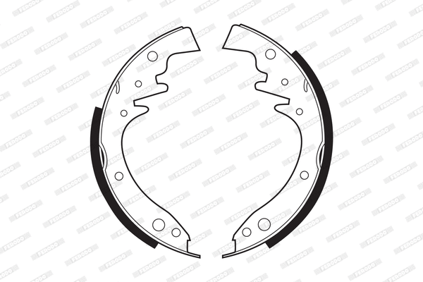 Brake Shoe Set (FSB89)