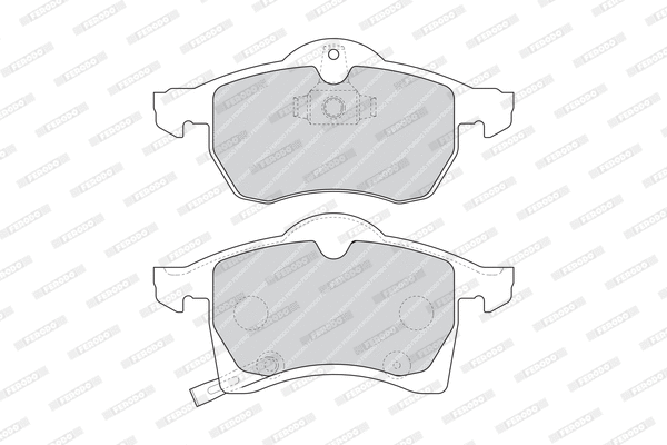 Brake Pad Set, disc brake (FDB1295W)