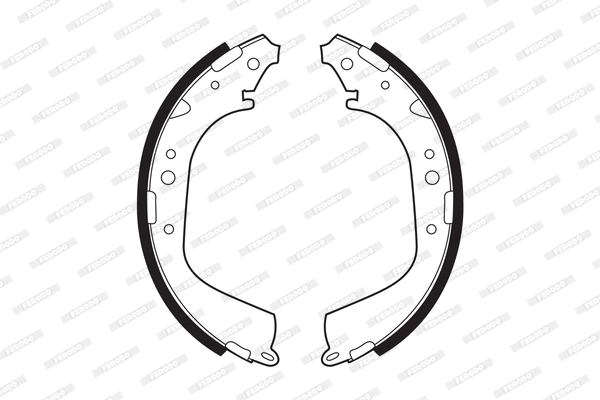Brake Shoe Set (FSB213)