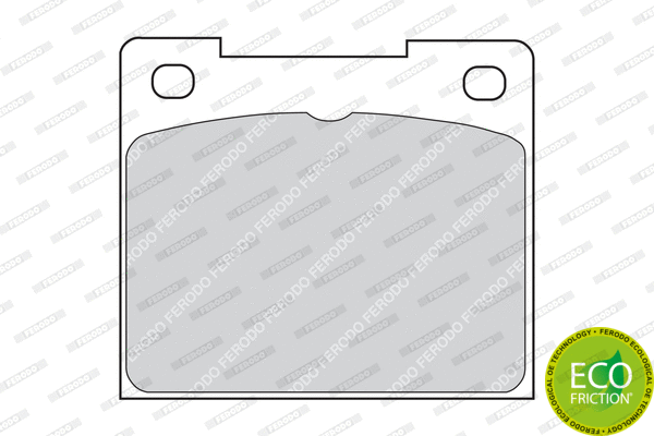 Brake Pad Set, disc brake (FDB809M)