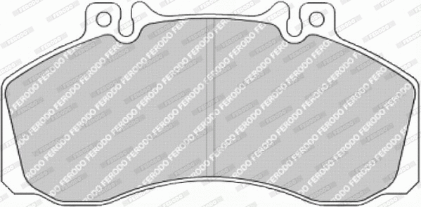 Brake Pad Set, disc brake (FVR501)