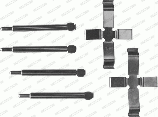 Accessory Kit, disc brake pad (FBA601)
