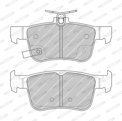 Brake Pad Set, disc brake (FDB4962-D)