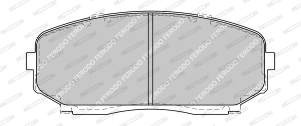 Brake Pad Set, disc brake (FDB4731-D)