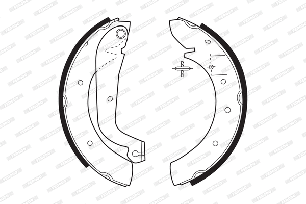 Brake Shoe Set (FSB270)