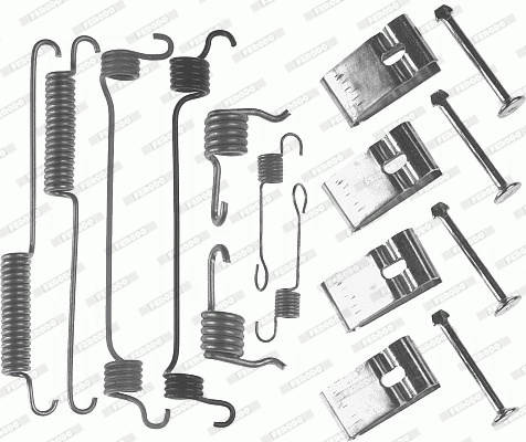 Accessory Kit, brake shoes (FBA55)