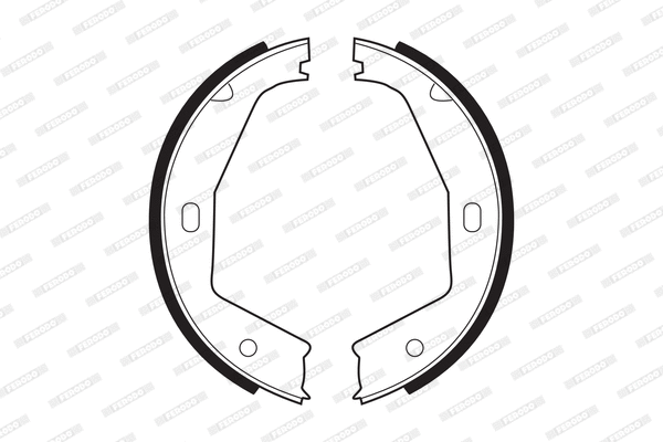 Brake Shoe Set, parking brake (FSB292)