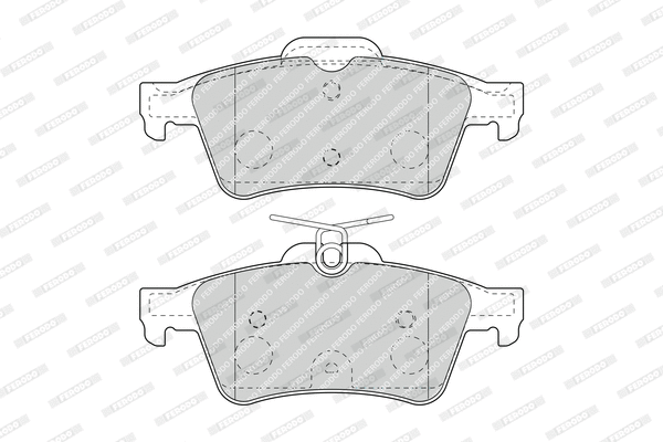 Brake Pad Set, disc brake (FDB4935)