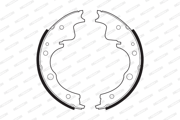 Brake Shoe Set (FSB384)