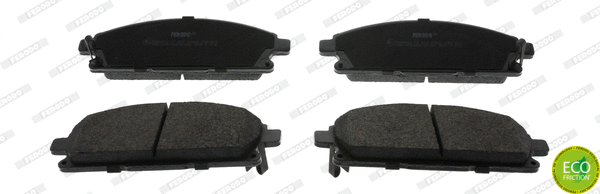 Brake Pad Set, disc brake (FDB1263)