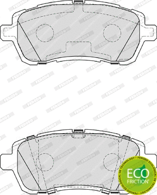 Brake Pad Set, disc brake (FDB4179)