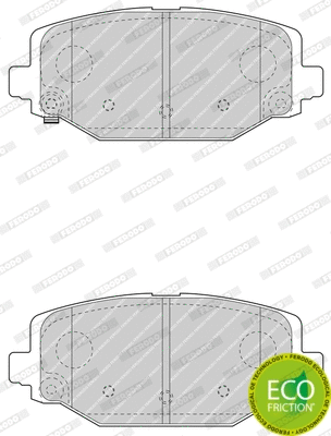 Brake Pad Set, disc brake (FDB4778)
