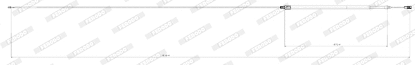 Cable Pull, parking brake (FHB432898)