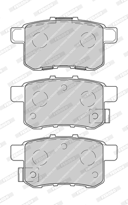 Brake Pad Set, disc brake (FDB4198B-D)