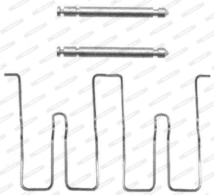 Accessory Kit, disc brake pad (FBA495)