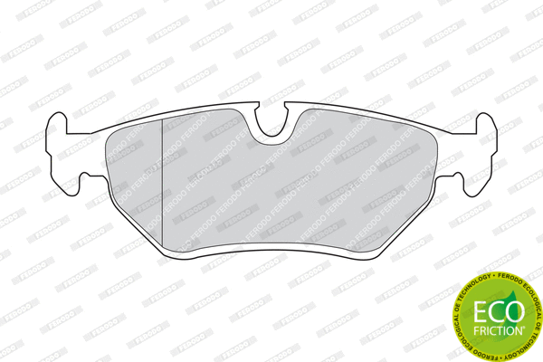 Brake Pad Set, disc brake (FDB632)