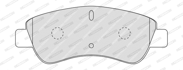 Brake Pad Set, disc brake (FDB1399B-D)