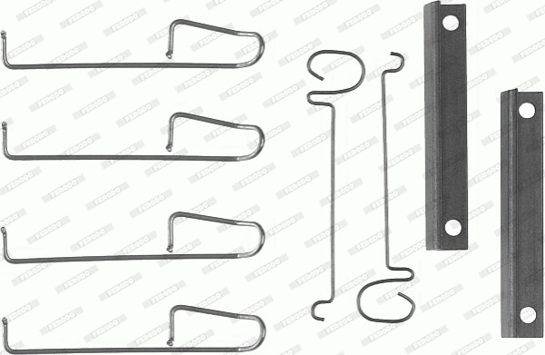 Accessory Kit, disc brake pad (FBA473)