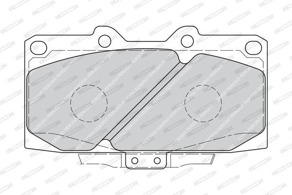 Brake Pad Set, disc brake (FDB1433)