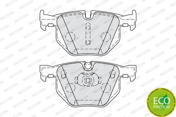Brake Pad Set, disc brake (FDB4067)