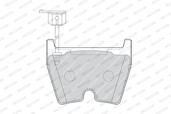 Brake Pad Set, disc brake (FDB1664)