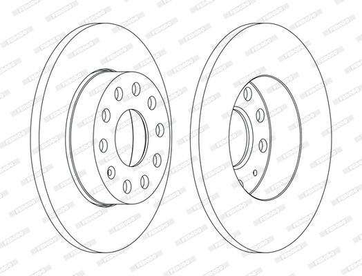 Brake Disc (DDF1276P-D)