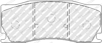 Brake Pad Set, disc brake (FDB5118)
