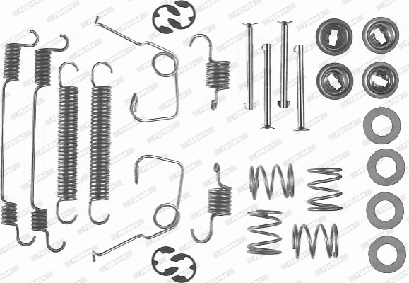 Accessory Kit, brake shoes (FBA74)