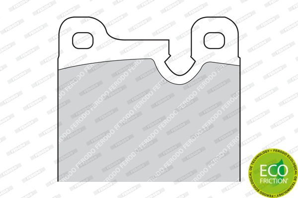 Brake Pad Set, disc brake (FDB164)