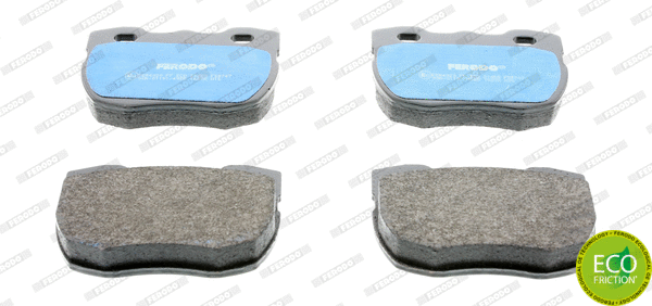 Brake Pad Set, disc brake (FDB747)