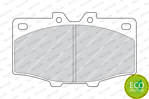 Brake Pad Set, disc brake (FDB288)