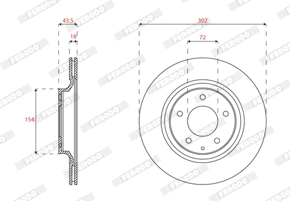 Brake Disc (DDF2003C)