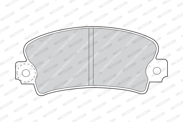 Brake Pad Set, disc brake (FDB72)