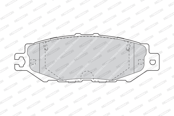 Brake Pad Set, disc brake (FDB1684)