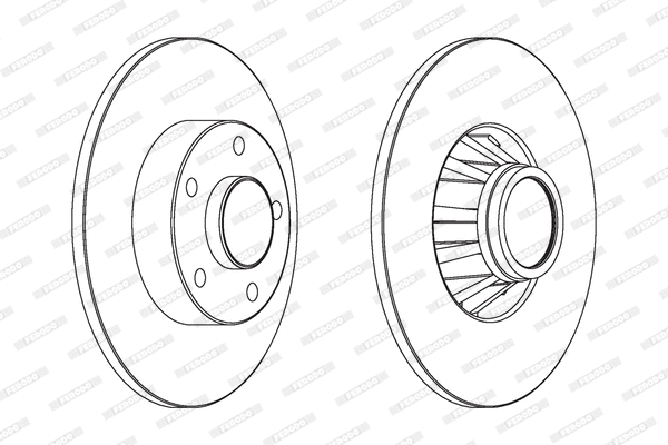 Brake Disc (DDF1498)