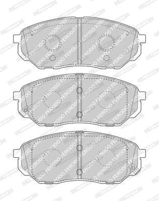 Brake Pad Set, disc brake (FDB4983)