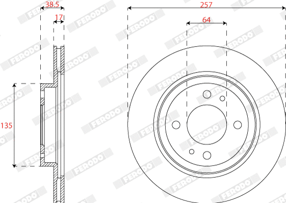 Brake Disc (DDF2815C)