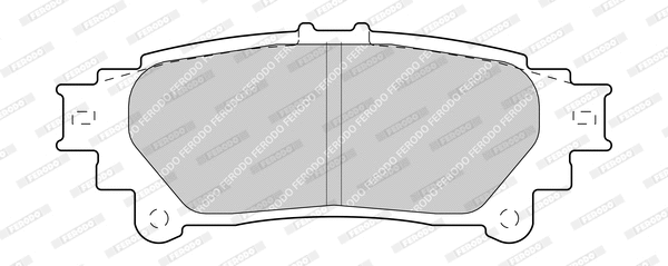 Brake Pad Set, disc brake (FDB4395-D)