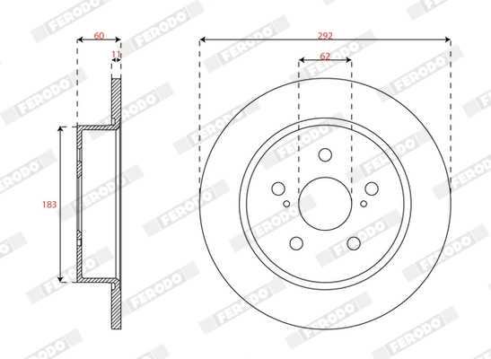 Brake Disc (DDF3112C)