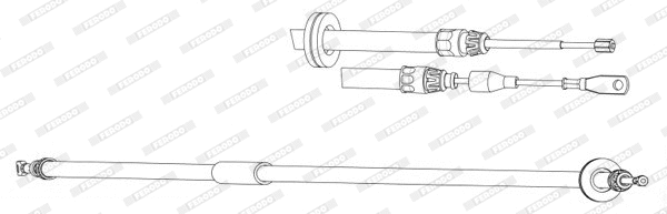 Cable Pull, parking brake (FHB433020)