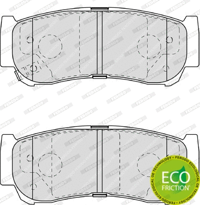 Brake Pad Set, disc brake (FDB1910)
