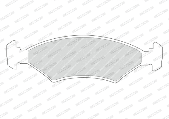 Brake Pad Set, disc brake (FDB259)